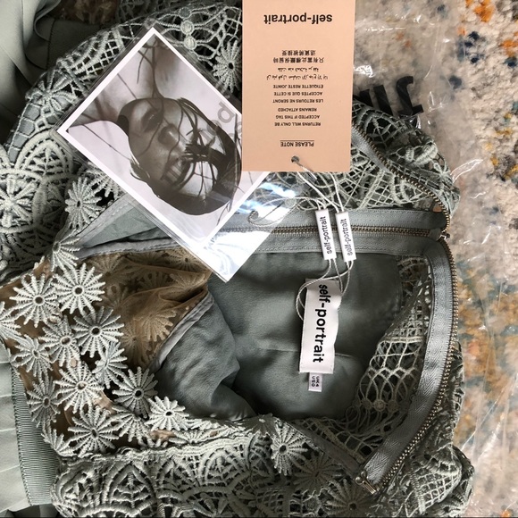 NWT self-portraits mint event maxi dress - Picture 5 of 7